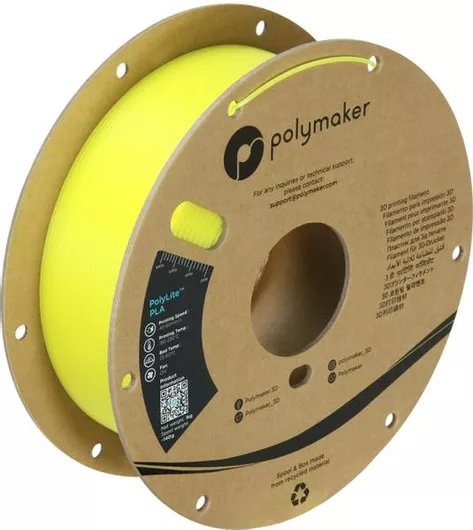 Polymaker PLA 3D Printer Filament 1.75mm Κίτρινο