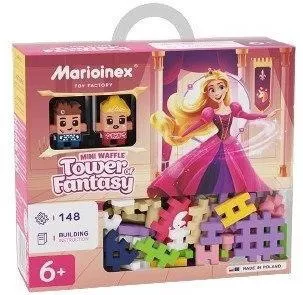 Marioinex Τουβλάκια Waffle Mini - Princess: Tower of Fantasy για 6+ Ετών 148τμχ