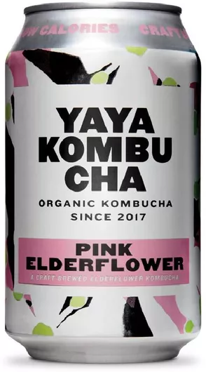YAYA Κομπούχα Bio Pink Elderflower 330ml