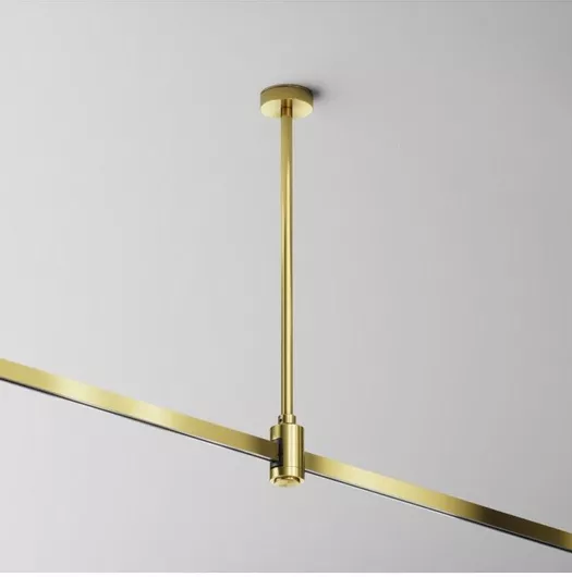 Βάση Οροφής Μαγνητικής Ράγας 34,6cm Ορείχαλκος 24v 300mm Flarity Tra158c-b1-bs Maytoni Tra158c-b1-bs