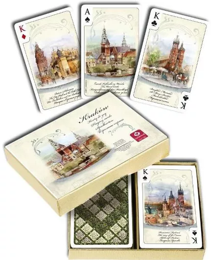 Cards Krakow Watercolors 2 X 55 Leaves