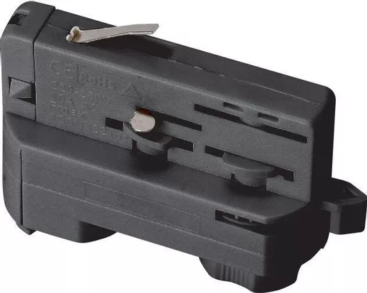 Elmark Σύνδεσμος Ράγας για Φωτιστικά Μαύρος 93SKY03/BL