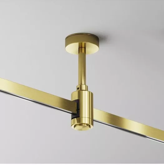 Βάση Οροφής Μαγνητικής Ράγας 12,4cm Ορείχαλκος Σύνδεσμος 24v 78mm Flarity Tra156c-ipc1-bs Maytoni Tra156c-ipc1-bs