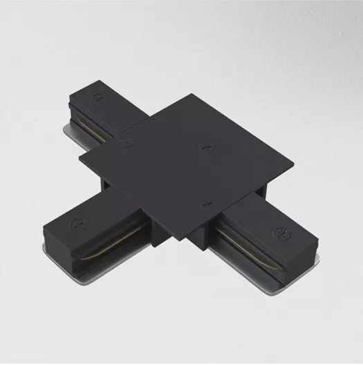 Σύνδεσμος T Χωνευτής Μονοφασικής Ράγας Μαύρο Ηλεκτρικός Unity Tra002ct-11b Maytoni Tra002ct-11b