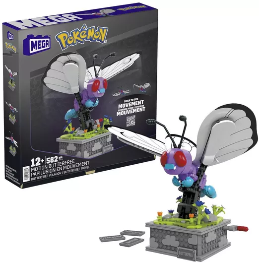Mega Bloks Τουβλάκια Pokémon Butterfree για 12+ Ετών 582τμχ