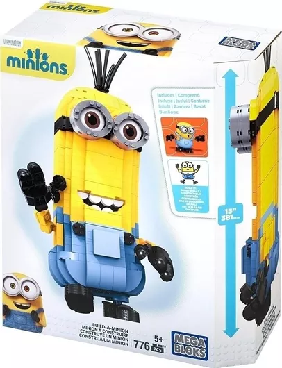 Mega Bloks Τουβλάκια Minions Μεγάλη Φιγούρα για 5+ Ετών 776τμχ
