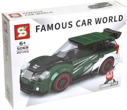 Τουβλάκια Famous Car World για 6+ Ετών 217τμχ