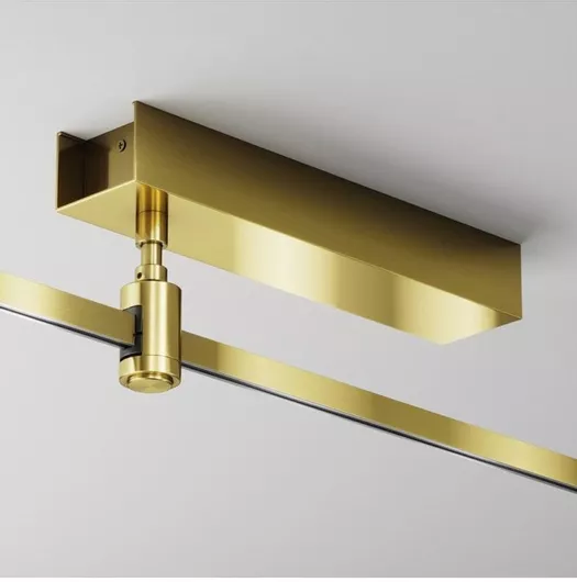 Βάση Οροφής Τροφοδοτικού Μαγνητικής Ράγας 12,4cm Ορείχαλκος Flarity Tra156c-bb1-bs Maytoni Tra156c-bb1-bs