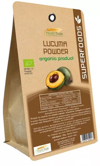 Health Trade Lucuma Powder Βιολογικό 125g