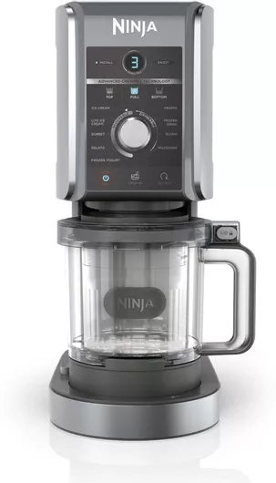 Ninja Creami Deluxe NC502EU Παγωτομηχανή 800W Ασημί