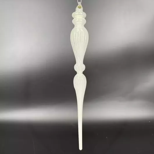 Vintage Χριστουγεννιάτικο Κρεμαστό Στολίδι Λευκό