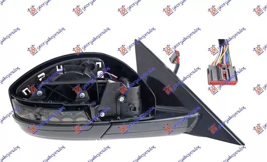 Prasco T4A5591 Καθρέπτης Αυτοκινήτου Δεξιός Ηλεκτρικός Θερμαινόμενος με Φλας