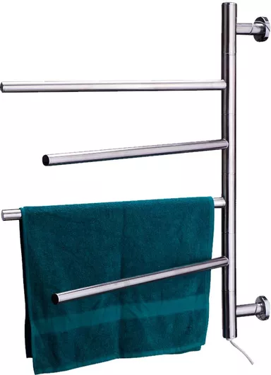 Bakaji Ηλεκτρική Θερμαινόμενη Πετσετοκρεμάστρα Θερμαντικό 50 W Μπάνιο Τοίχου 4 Στοιχεία 02841925