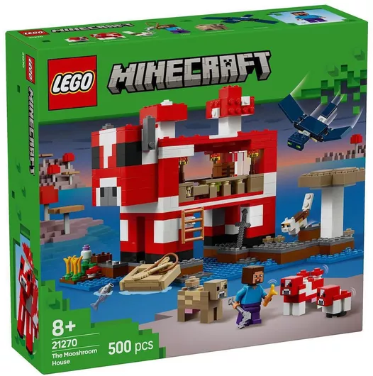 Lego Minecraft The Mooshroom House για 8+ Ετών 500τμχ