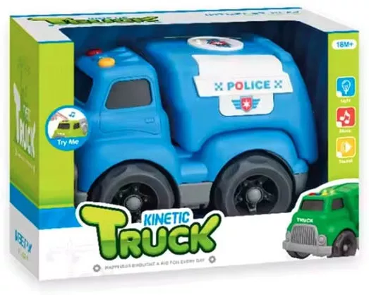 Kinetc Φορτηγό Αστυνομικό με Φως & Ήχο 15cm για 1.5+ Ετών