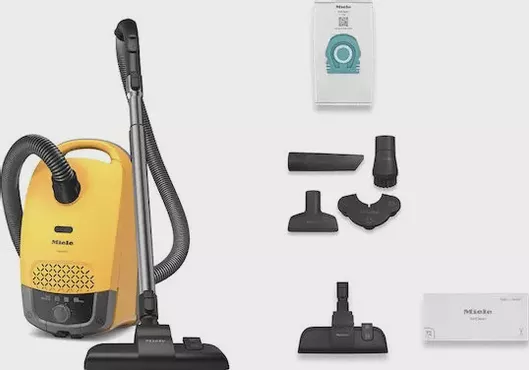 Miele Guard S1 Ηλεκτρική Σκούπα 890W με Σακούλα 3.5lt 890W Κίτρινo