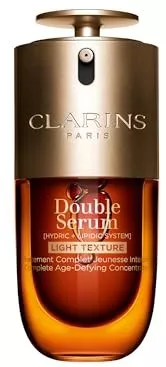 Clarins Double Serum Light Texture Αντιγηραντικό Serum Προσώπου για Λάμψη & Αναζωογόνηση 30ml