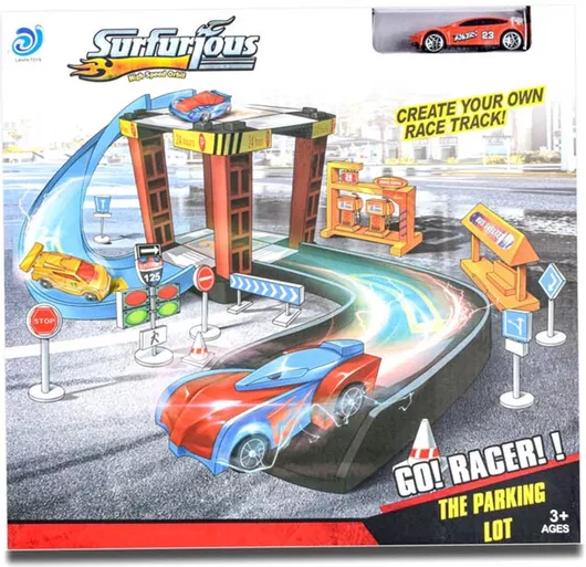 Παιχνίδι Γκαράζ Parking Με 1 Αυτοκινητάκι 34.5cm