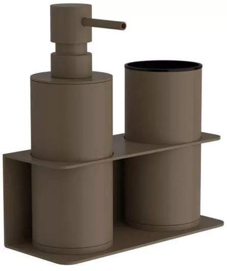 Pam & Co Επιτοίχιο Σετ Αξεσουάρ Μπάνιου Μεταλλικό