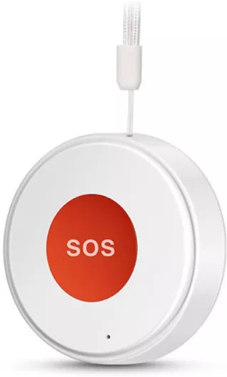 Κουμπί Έκτακτης Ανάγκης Sos Ηλικιωμένους Επαναφορτιζόμενο 1τμχ Λευκό 1360-16