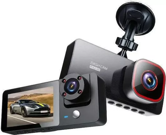 Κάμερα DVR Αυτοκινήτου 1080P με Οθόνη 2.35" για Παρμπρίζ με Βεντούζα