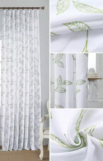 ForHome Κουρτίνα με Τρέσα Λευκό 270x270cm