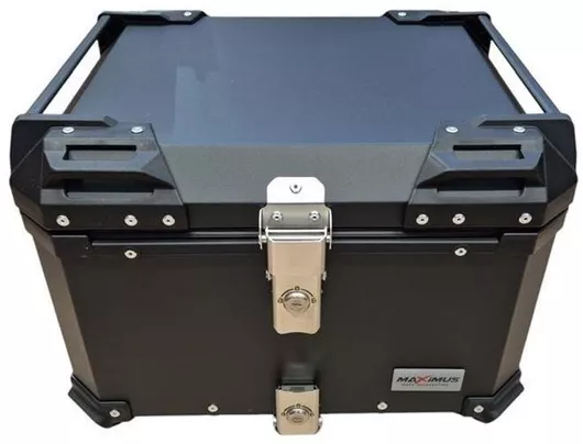 Maximus Μπαγκαζιέρα Μοτοσυκλέτας Αλουμινίου 57lt Μαύρο