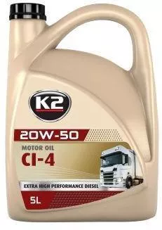 K2 Λάδι Αυτοκινήτου 20W-50 5lt