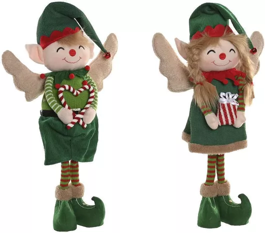 Χριστουγεννιάτικο Κρεμαστό Στολίδι Καλικάντζαρος Κόκκινος Υφασμάτινος 31x53cm (Διάφορα Σχέδια)