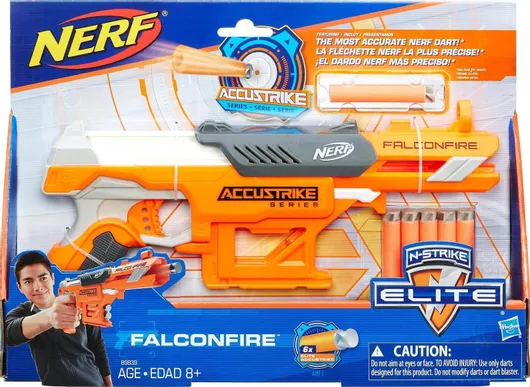 Nerf Εκτοξευτής N-Strike Falconfire AccuStrike για 8+ Ετών