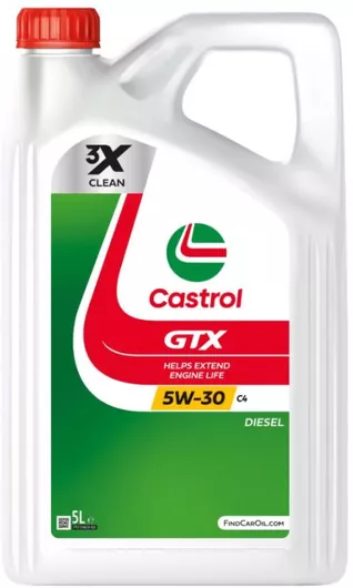 Castrol GTX C4 Συνθετικό Λάδι Αυτοκινήτου 5W-30 4lt
