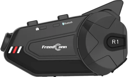 FreedConn R1 Plus Ενδοεπικοινωνία Μηχανής Μονή για Κράνος Μηχανής με Bluetooth