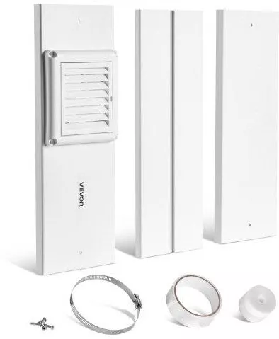 Vevor Dryer Vent Window Kit Fits 101.6 Mm Hose Adjustable Sliding Windows