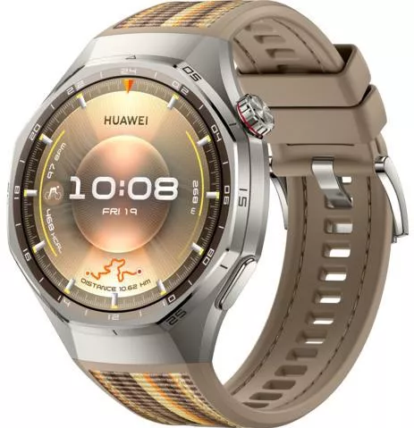 Huawei Watch GT 6 Pro Titanium 46mm  (Brown Woven)