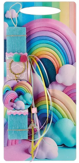 Πασχαλινή Λαμπάδα Ουράνιο Τόξο Ελ1240πλ