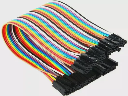 Dupont Jumper για Arduino 40τμχ Female σε Female 20cm