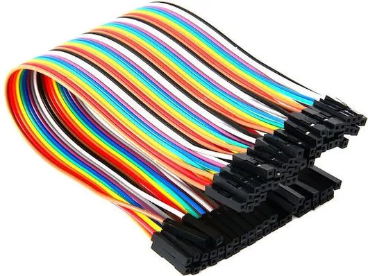 Dupont Jumper Wires Female-to-Female 10 cm 40τχμ για Arduino