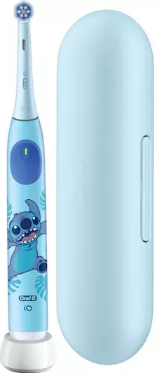 Oral-B iO Kids Disney Stitch Ηλεκτρική Οδοντόβουρτσα 1 Κεφαλή Οδοντόβουρτσας & 1 Θήκη Ταξιδίου για 6+ Ετών Γαλάζιο