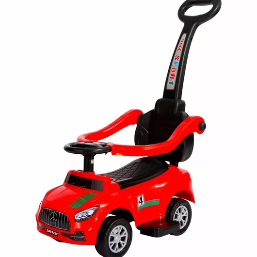 Emporio Collection Περπατούρα Αυτοκινητάκι Ride On με Χειρολαβή για 12+ Μηνών Κόκκινο