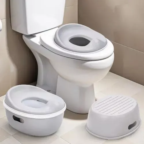 Emporio Collection Εκπαιδευτικό Γιογιό 3 1 Κάθισμα Τουαλέτας Γκρι