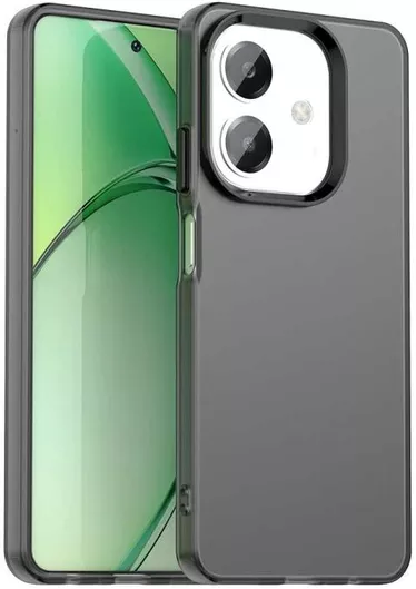 Θήκη για OPPO A3x 4G Candy PC Hybrid TPU Shockproof Phone Case(Black)