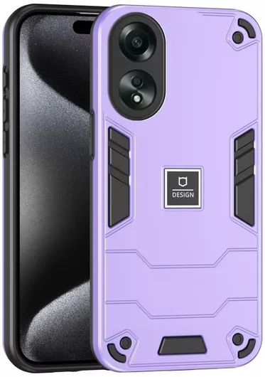 Θήκη για OPPO A58 4G 2 in 1 Shockproof Phone Case(Purple)