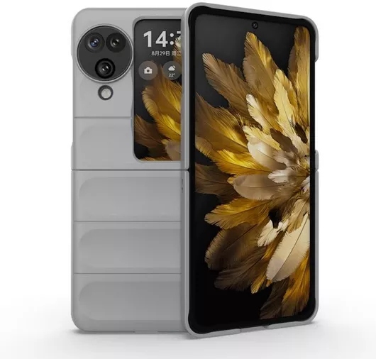 Θήκη για OPPO Find N3 Flip Magic Shield Fold PC Shockproof Phone Case(Grey)