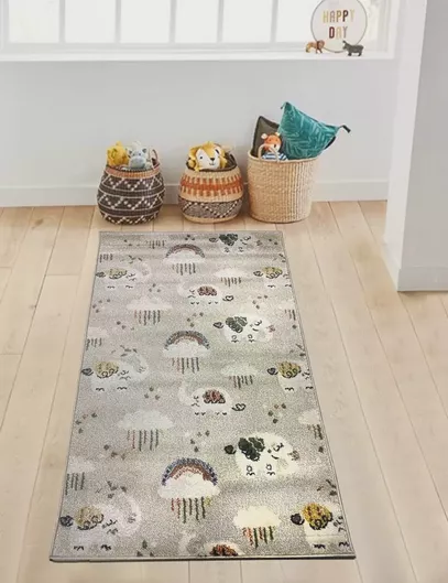 Παιδικό Χαλί 8A32A 80x150cm Γκρι