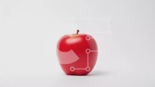 Intra Συλλεκτικό Ξύλινο Παζλ Plywood  4mm - Κόκκινο Μήλο Σε Ξύλινο Κουτί - Διαστάσεις: 10x10 cm – 25 κομμάτια