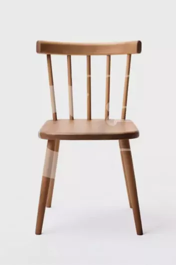 Intra Συλλεκτικό Ξύλινο Παζλ Plywood  4mm - Μινιμαλιστική Ξύλινη Καρέκλα Σε Ξύλινο Κουτί - Διαστάσεις Puzzle: 10x10 cm – 25 κομμάτια