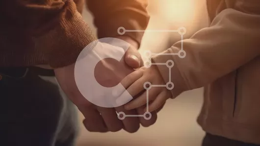 Intra Συλλεκτικό Ξύλινο Παζλ Plywood  4mm - Άνδρας και παιδί που κρατούν τα χέρια Σε Ξύλινο Κουτί - Διαστάσεις Puzzle: 10x10 cm – 25 κομμάτια