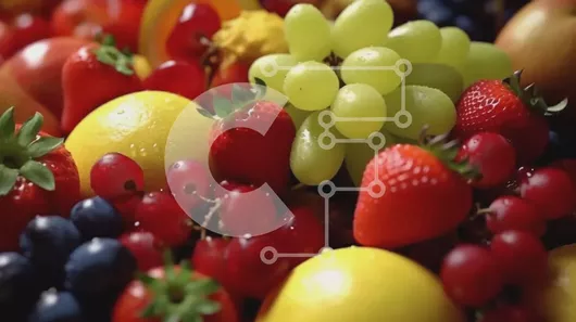 Intra Συλλεκτικό Ξύλινο Παζλ Plywood  4mm - Υγιεινά μικτά φρούτα για ένα νόστιμο σνακ Σε Ξύλινο Κουτί - Διαστάσεις: 10x10 cm – 25 κομμάτια