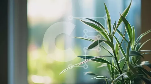 Intra Συλλεκτικό Ξύλινο Παζλ Plywood  4mm - Φυτό εσωτερικού χώρου σε γλάστρα μπροστά από το παράθυρο Σε Ξύλινο Κουτί - Διαστάσεις Puzzle: 10x10 cm – 25 κομμάτια