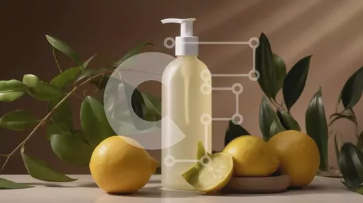 Intra Συλλεκτικό Ξύλινο Παζλ Plywood  4mm - Φρέσκος χυμός λεμονιού σε ξύλινο τραπέζι με κομμένα λεμόνια Σε Ξύλινο Κουτί - Διαστάσεις: 10x10 cm – 25 κομμάτια